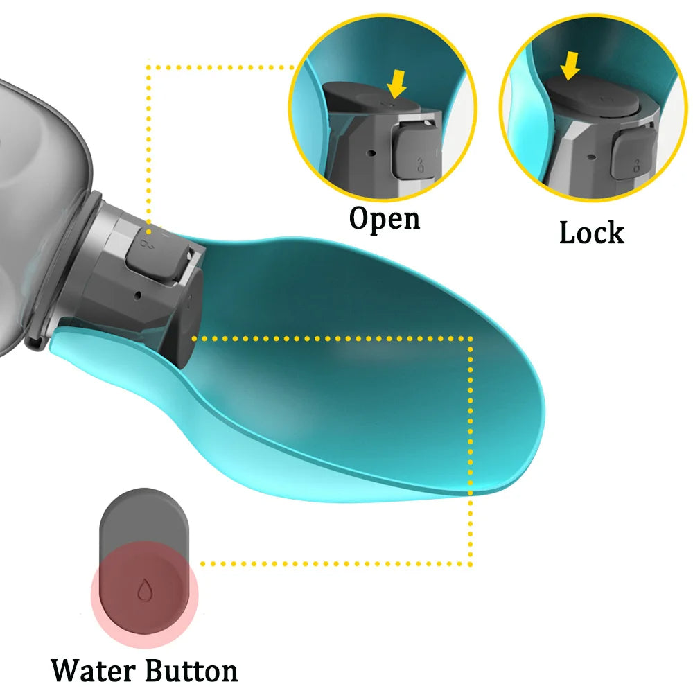 Travel-Friendly Canine Hydration Bottle
