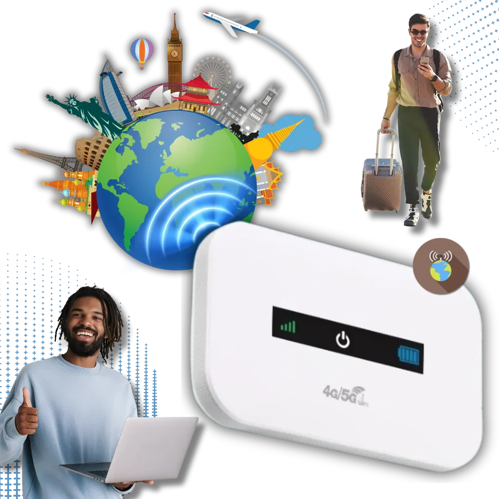 Compact Global Wi-Fi Hotspot for Seamless Connectivity