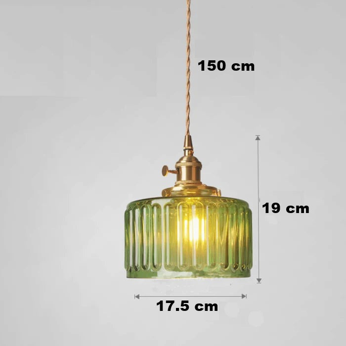 Celestial Vintage Crystal Hanging Light Fixture