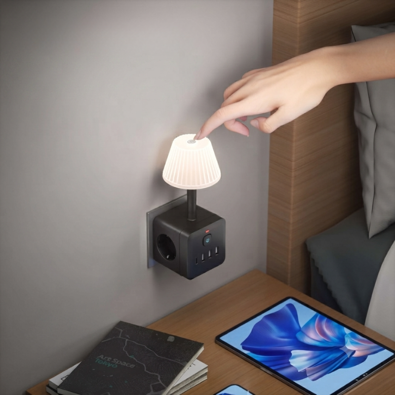 Smart Glow Power Hub with 8-in-1 Connectivity