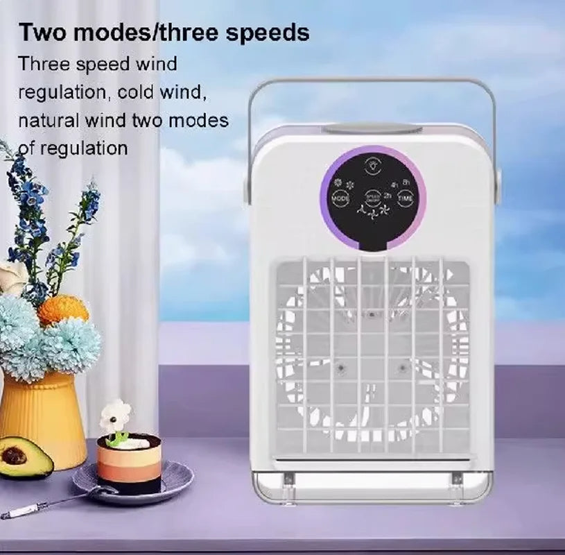 Portable Mist Cooling Fan with Touch Control