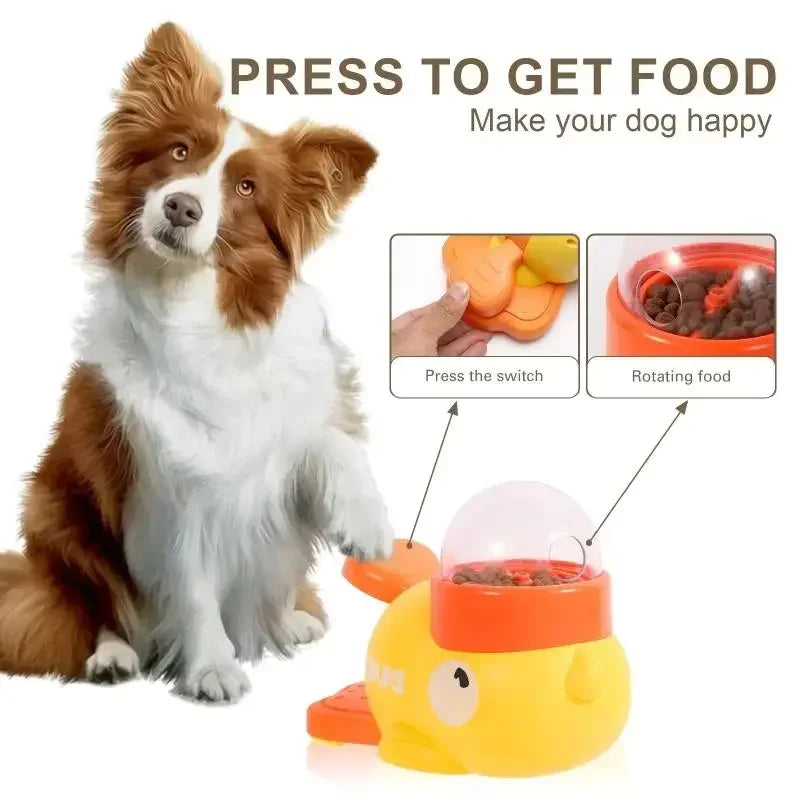 Engaging Duck-Shaped Puzzle Feeder for Dogs