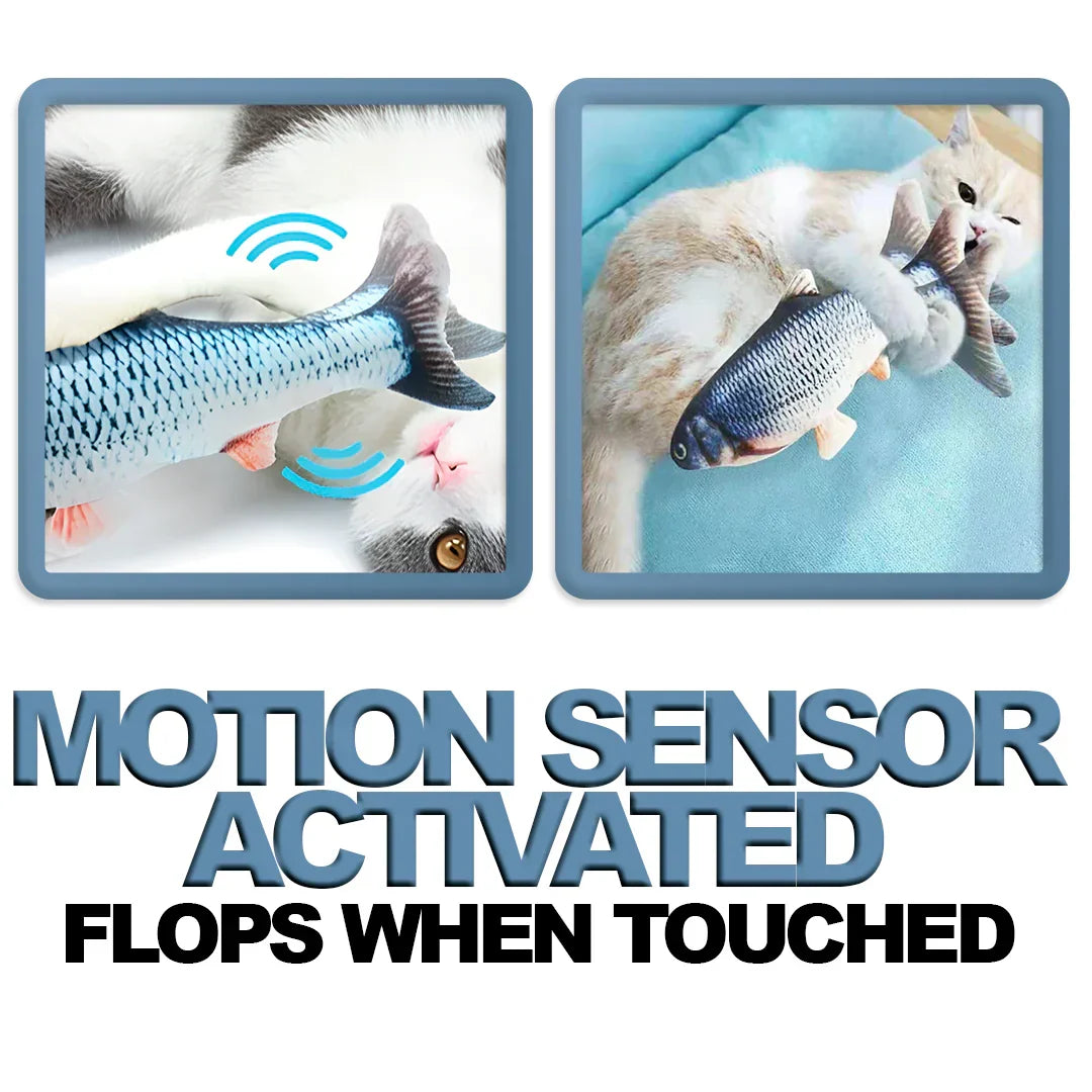 Interactive USB-Driven Floating Fish Toy for Pets