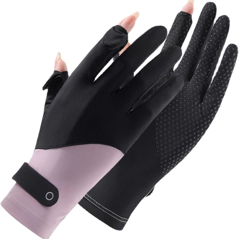 Chic UV Shield Driving Gloves for Women