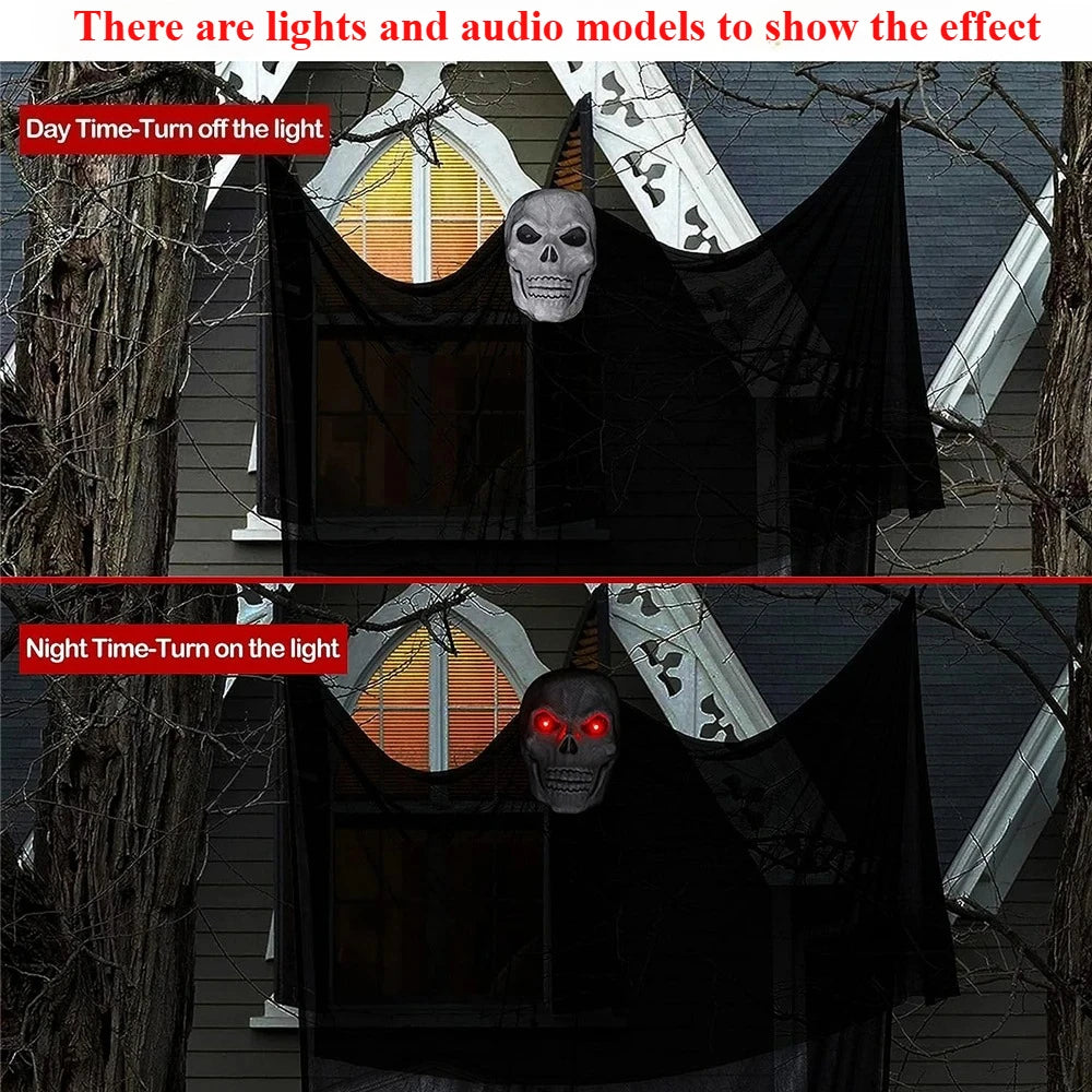 Spooky Specter Hanging Decoration with Creepy Mask