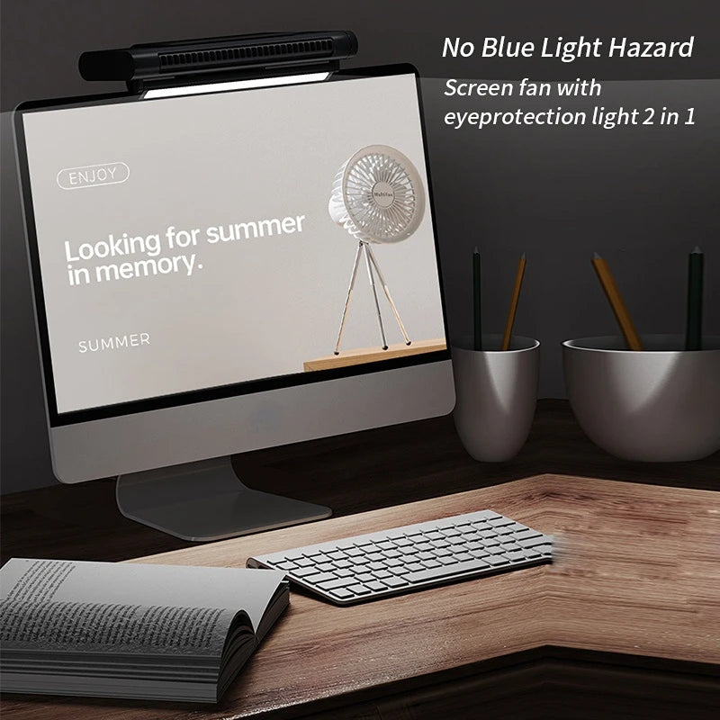 Versatile USB-Powered Bladeless Desktop Air Circulator