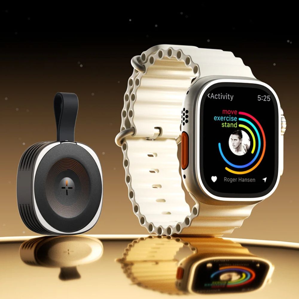 Compact Magnetic Wireless Charger for Smart Watches