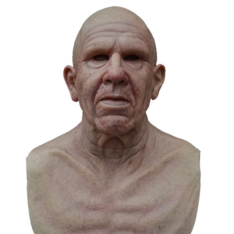 Lifelike Full-Face Latex Mask for Halloween & Cosplay Events