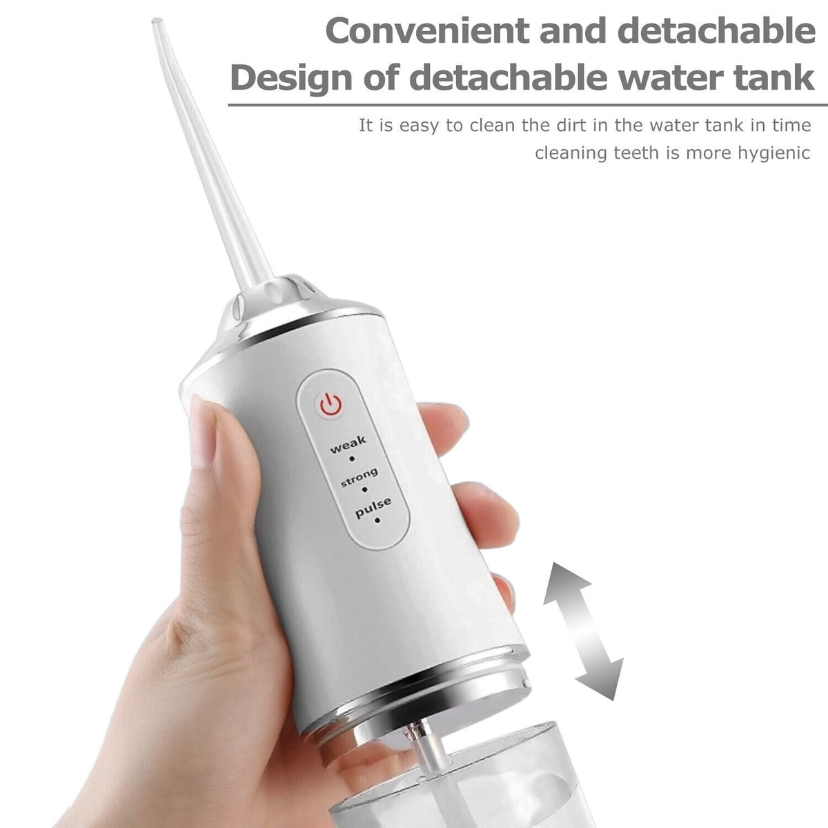 Compact Cordless Water Flosser for Dental Care