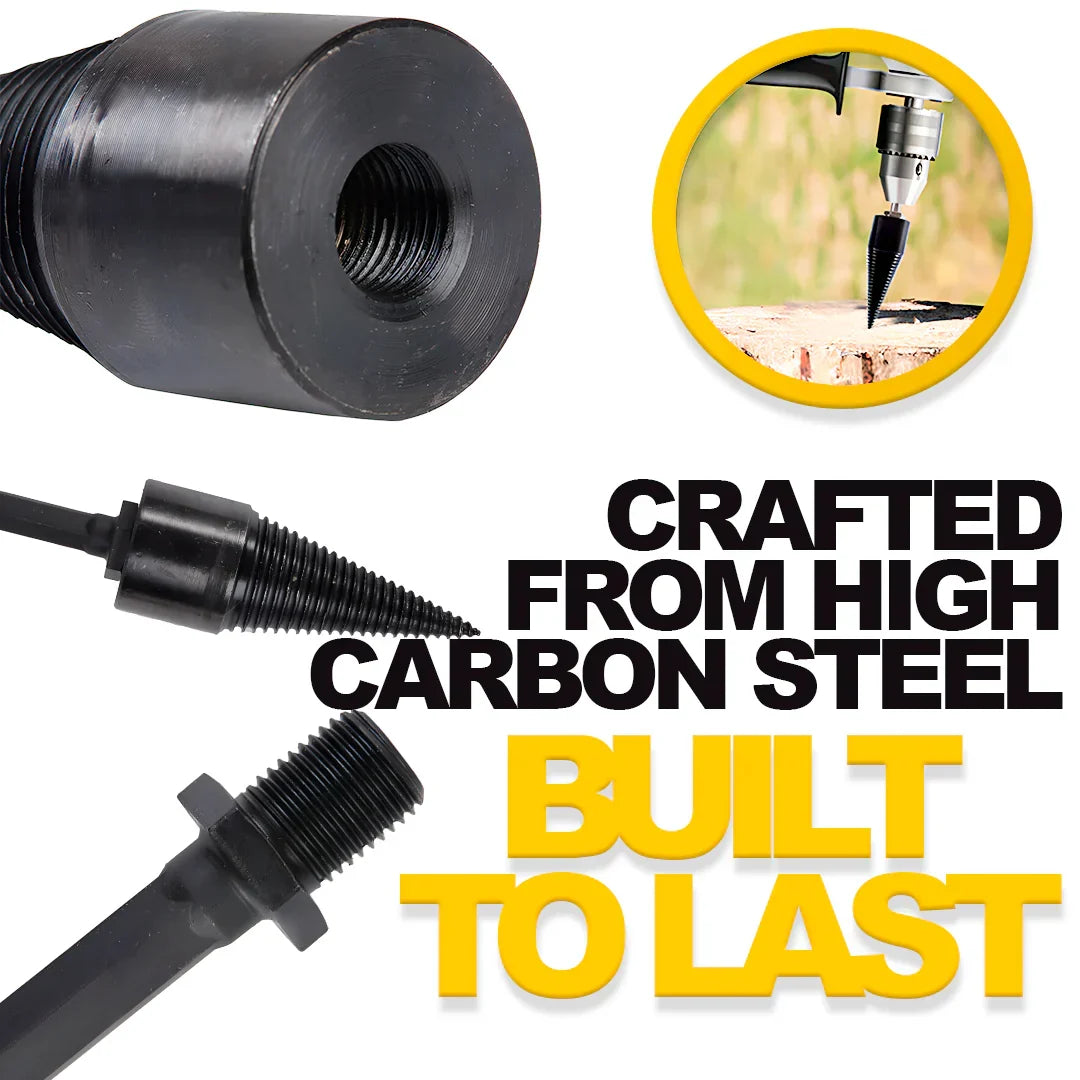 PowerSplit Drill Bit for Effortless Log Splitting