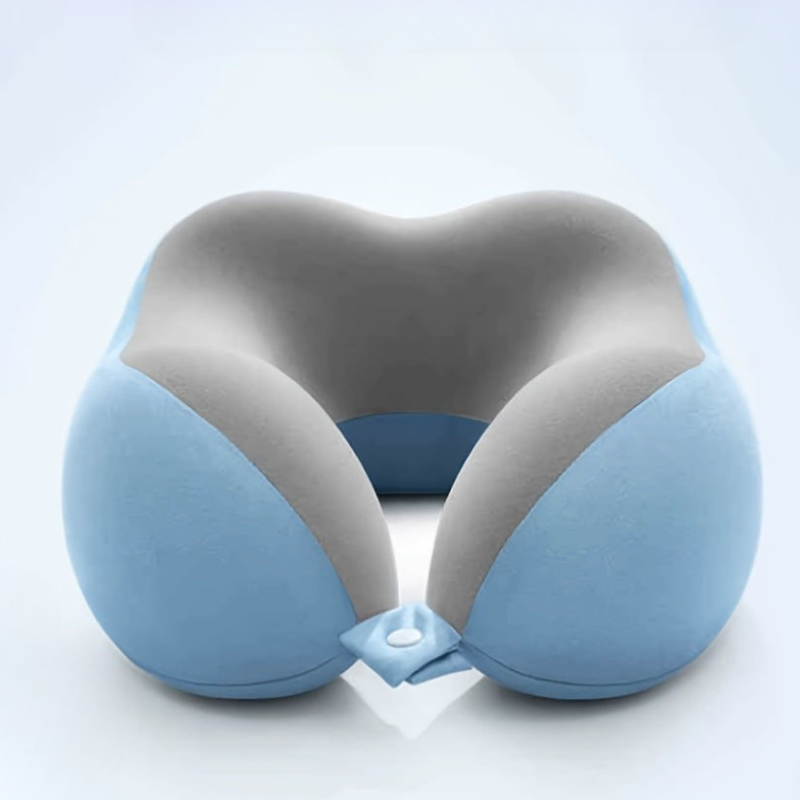 Comfort Travel Pillow with Memory Foam and Washable Cover