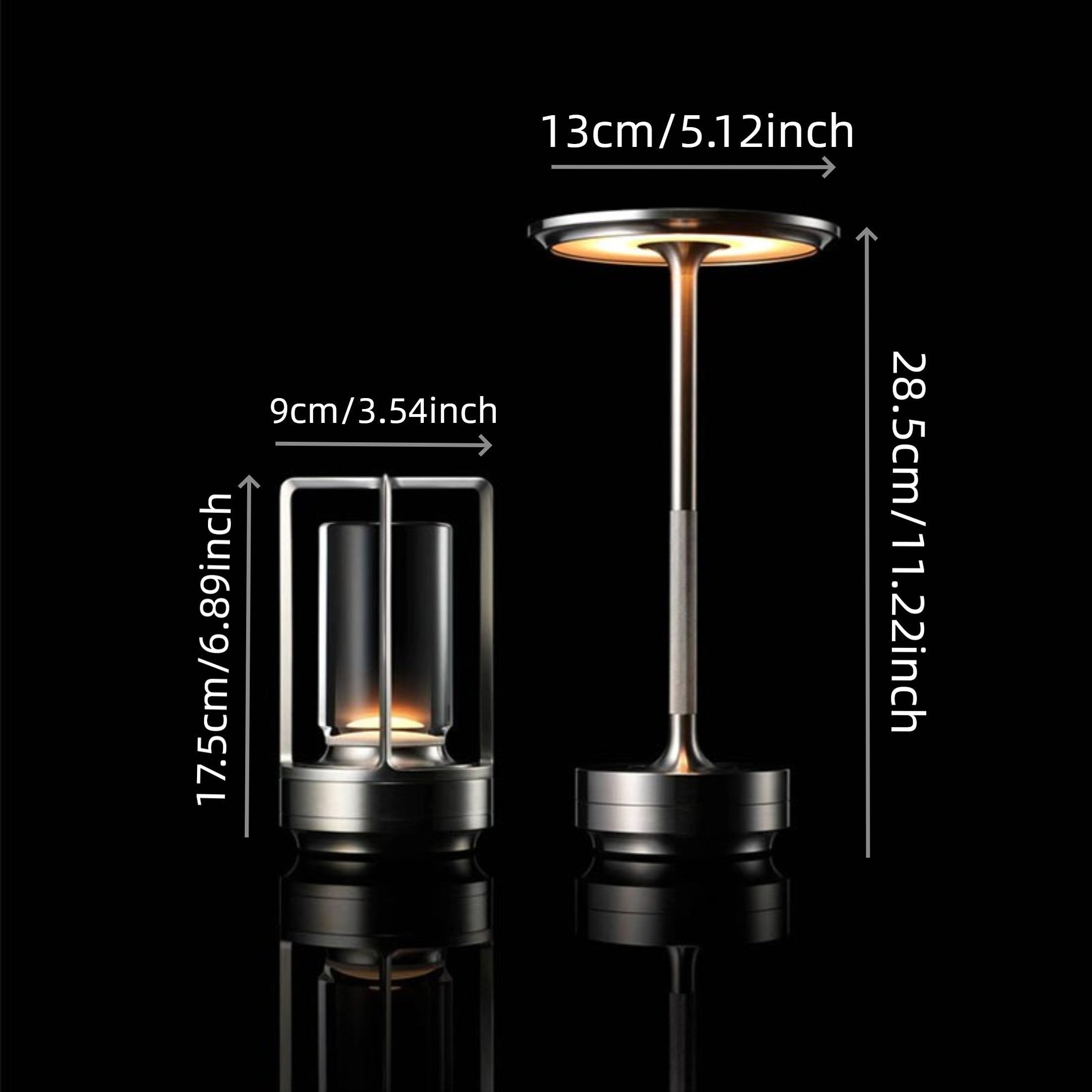 Touch-Controlled LED Table Lamp in Japanese Design - Zen Inspired