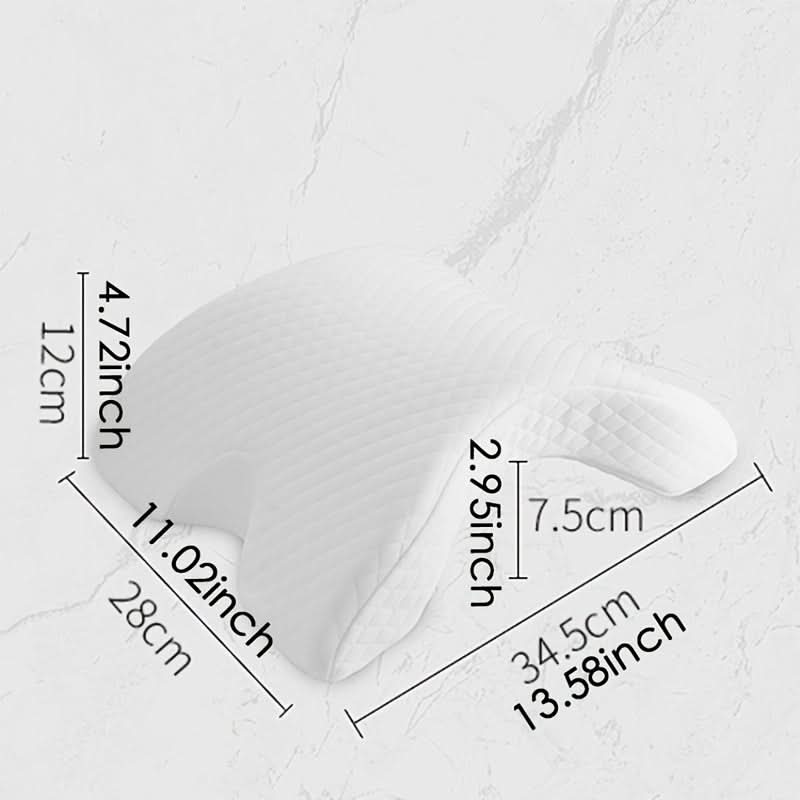 CozyNest – Dual Support Memory Foam Sleep & Cuddle Pillow