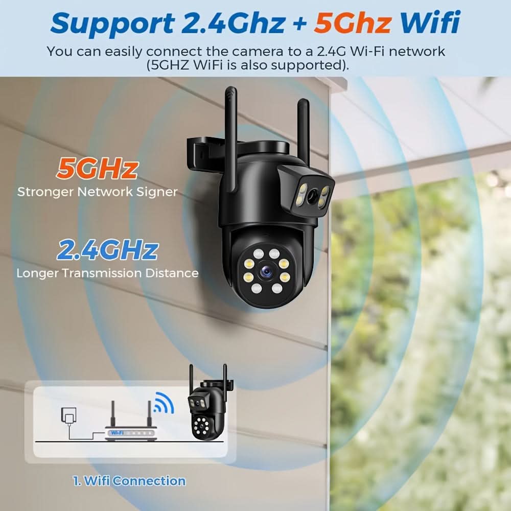VigilantEye – Smart Dual Lens Outdoor Security Camera