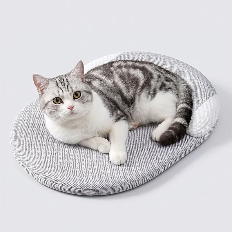 ChillNest – Cozy Round Cooling Bed for Small Pets