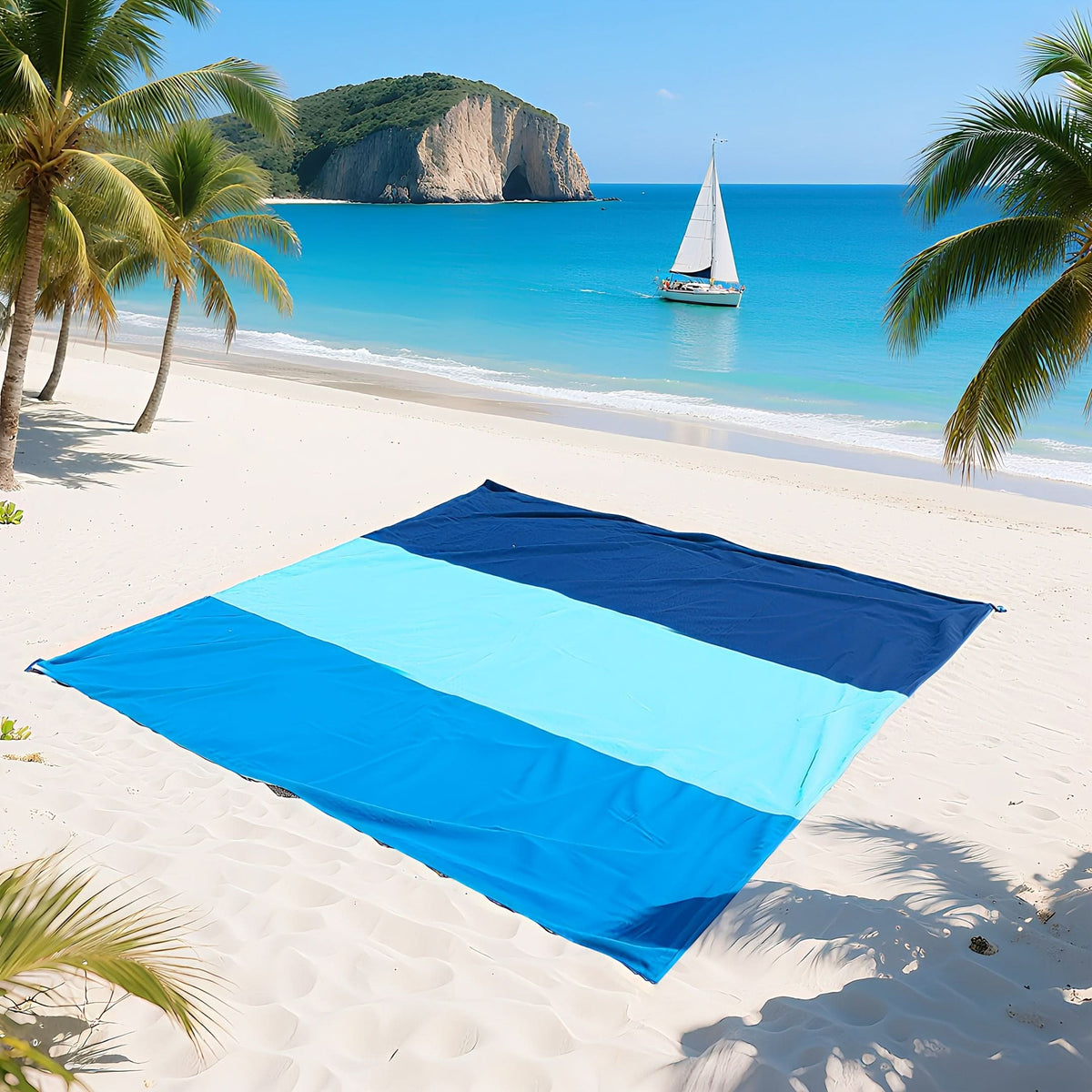 CozyWave – Oversized Sand-Resistant Outdoor Mat