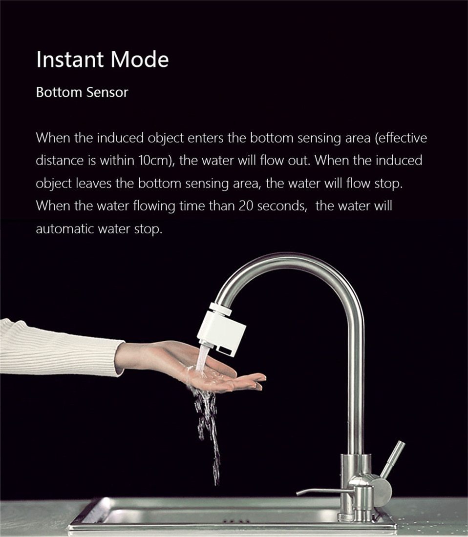 Touchless Kitchen Faucet with Infrared Sensor Technology
