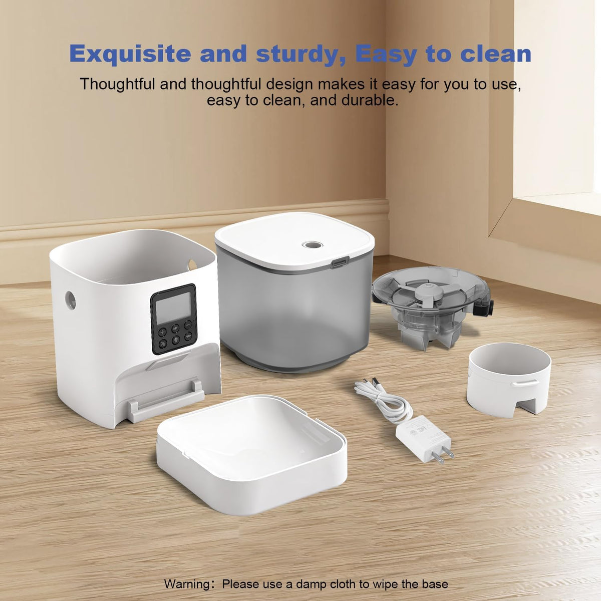 SmartPet RFID Microchip Feeder – 4L Automatic Pet Food Dispenser