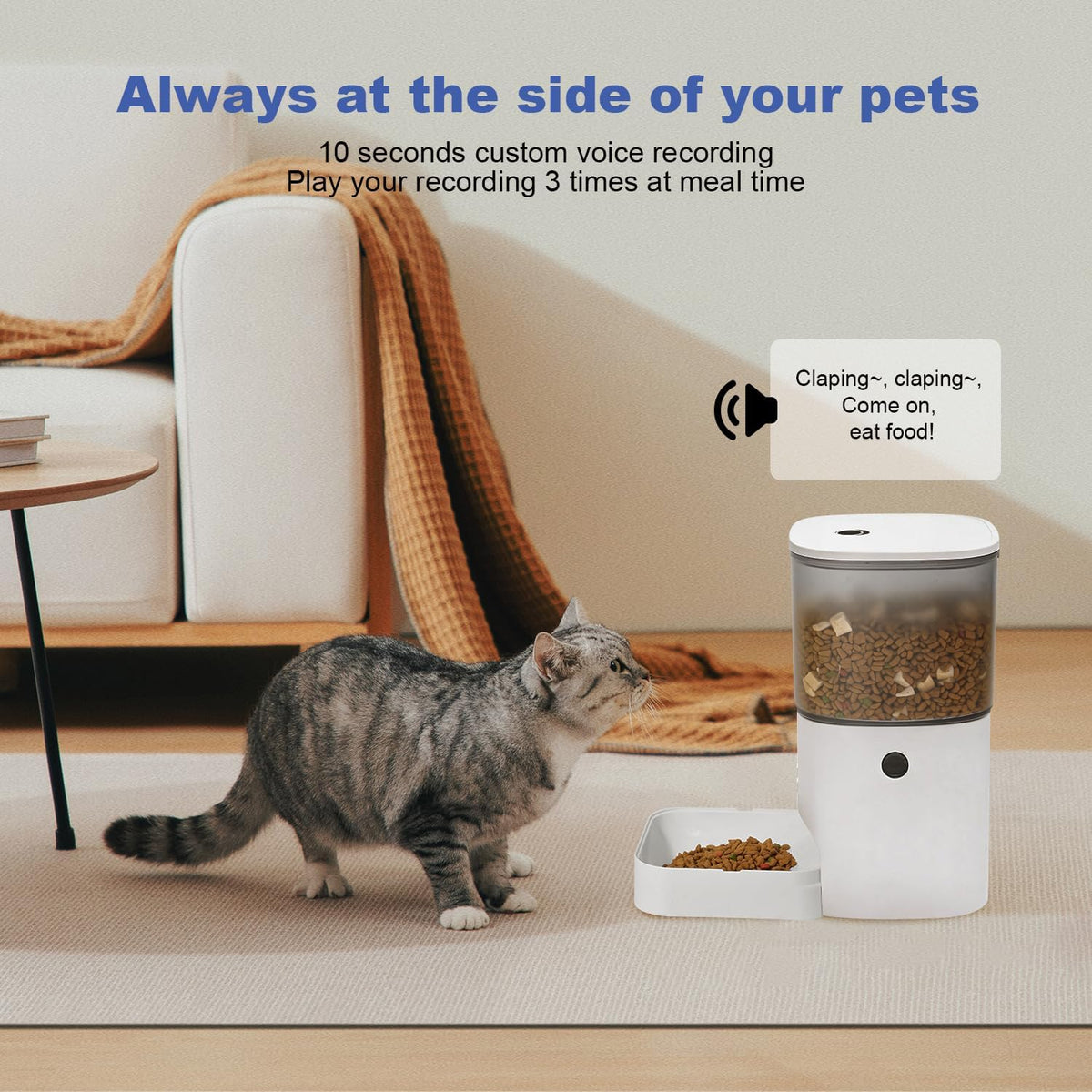 SmartPet RFID Microchip Feeder – 4L Automatic Pet Food Dispenser