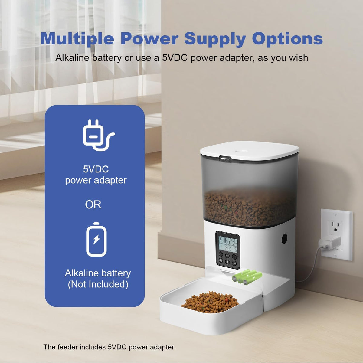 SmartPet RFID Microchip Feeder – 4L Automatic Pet Food Dispenser