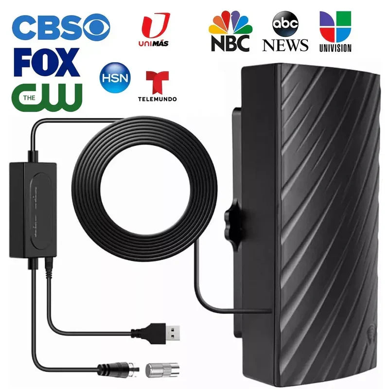 Ultra-Range Indoor 4K TV Antenna with 600-Mile Reception