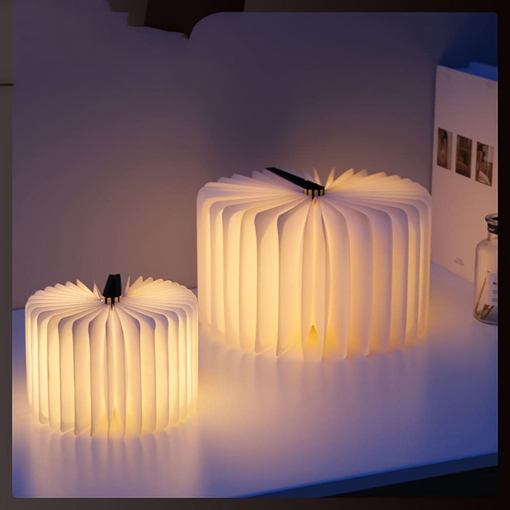 LumaFold – Portable Paper Night Light for Serene Spaces