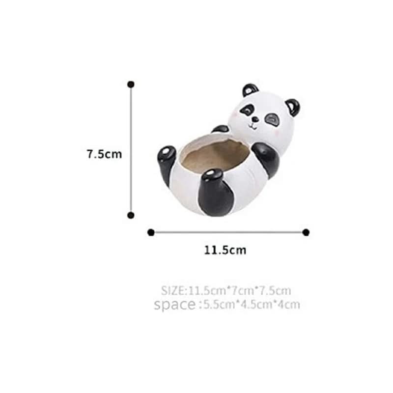 Adorable Panda-Inspired Succulent Planter for Your Home