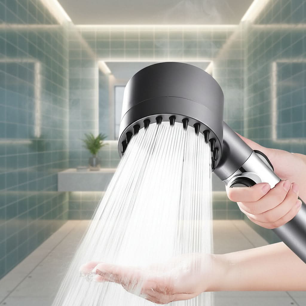 AquaBoost – Enhanced Shower Head with 9-Layer Purification