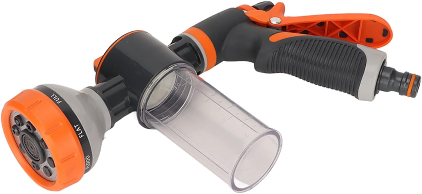 High-Pressure Handheld Shower with 8 Watering Foam Spray Modes
