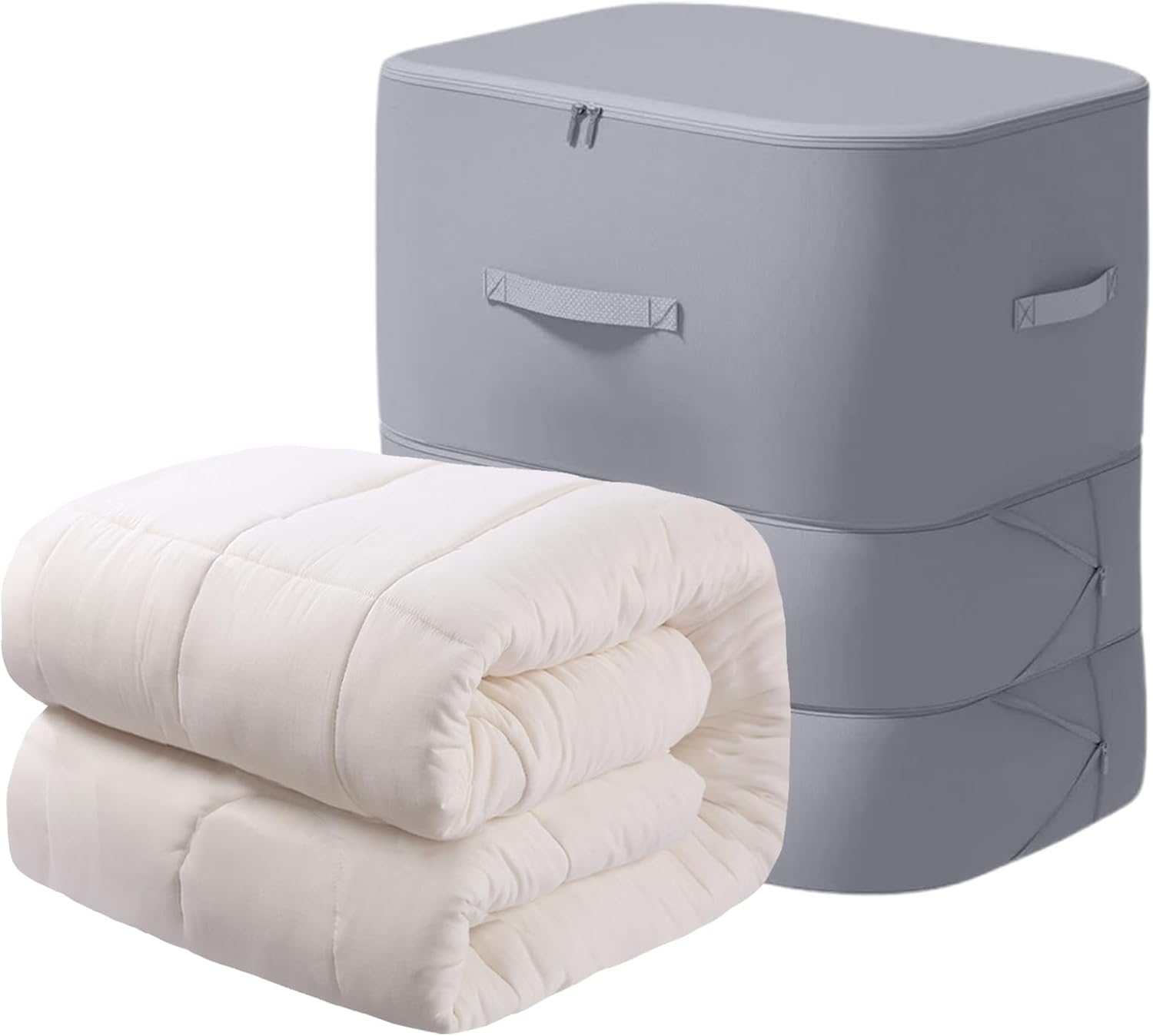 Dustproof Duvet Storage Bag with Self-Compression – Large Size