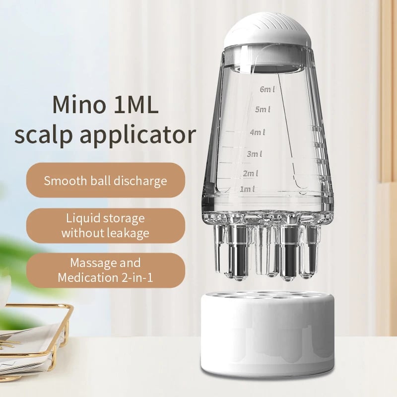 Nourishing Hair Oil Applicator with Scalp Massager