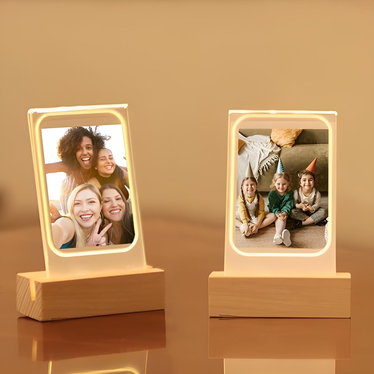 Illuminate Your Memories: Stylish Photo Display Frame