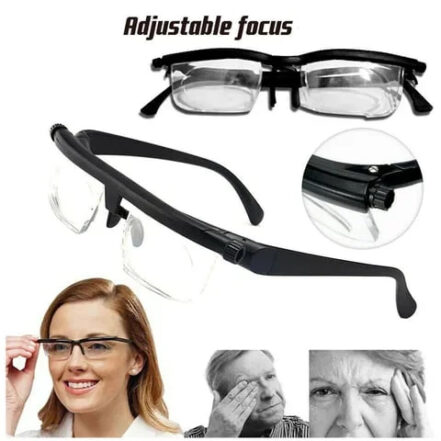 FlexiSight Adjustable Vision Glasses – Custom Focus for All Distances