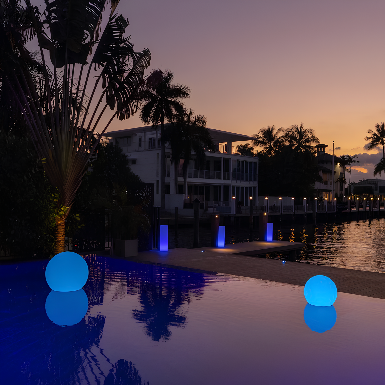 Indoor and Outdoor Wireless Mood Lighting - Sphere Design Lamp