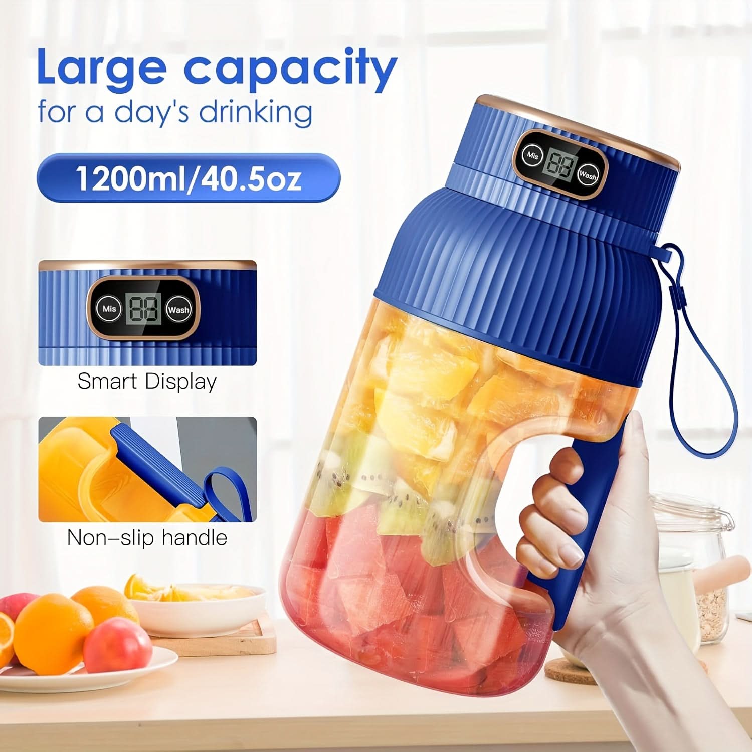 BlendMaster Pro – Versatile Portable Juicer for Fresh Beverages