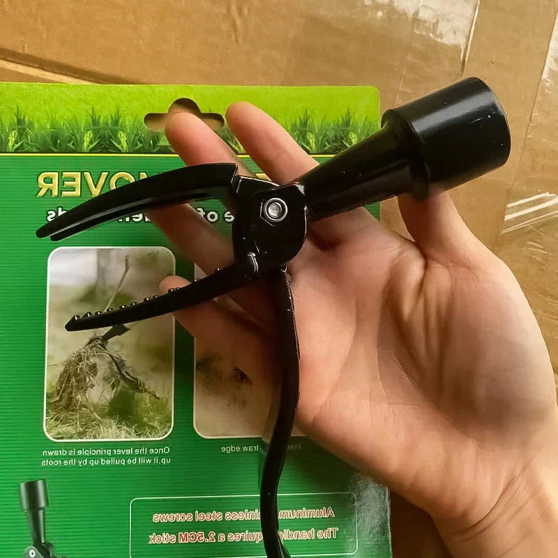 Ergonomic Stainless Steel Weed Remover with Extendable Handle