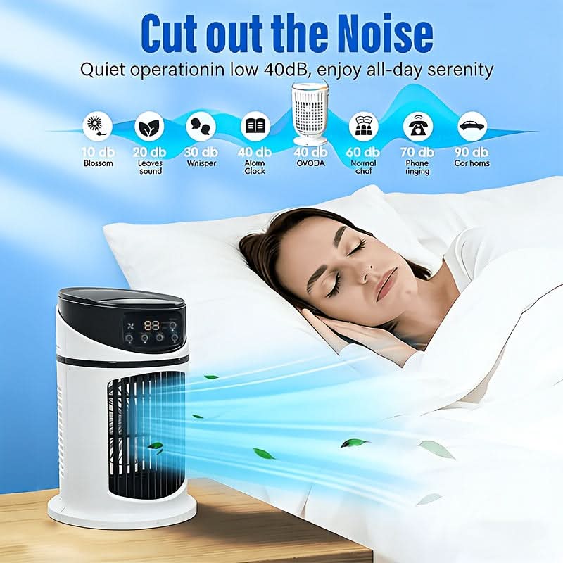 BreezeMaster – Versatile Mist Cooling Fan for Home Use