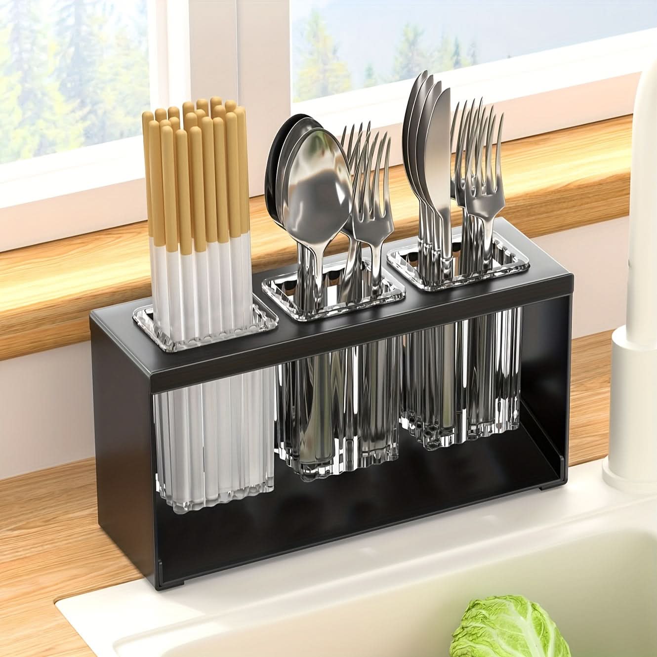 AquaDry – Innovative Utensil Organizer for Your Kitchen