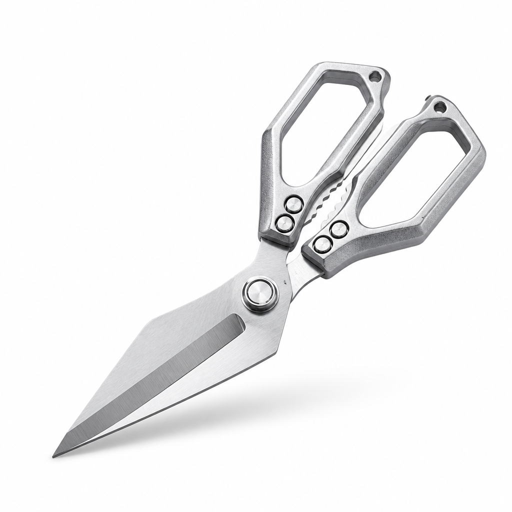 Stainless Steel Kitchen Scissors with Textured Handle