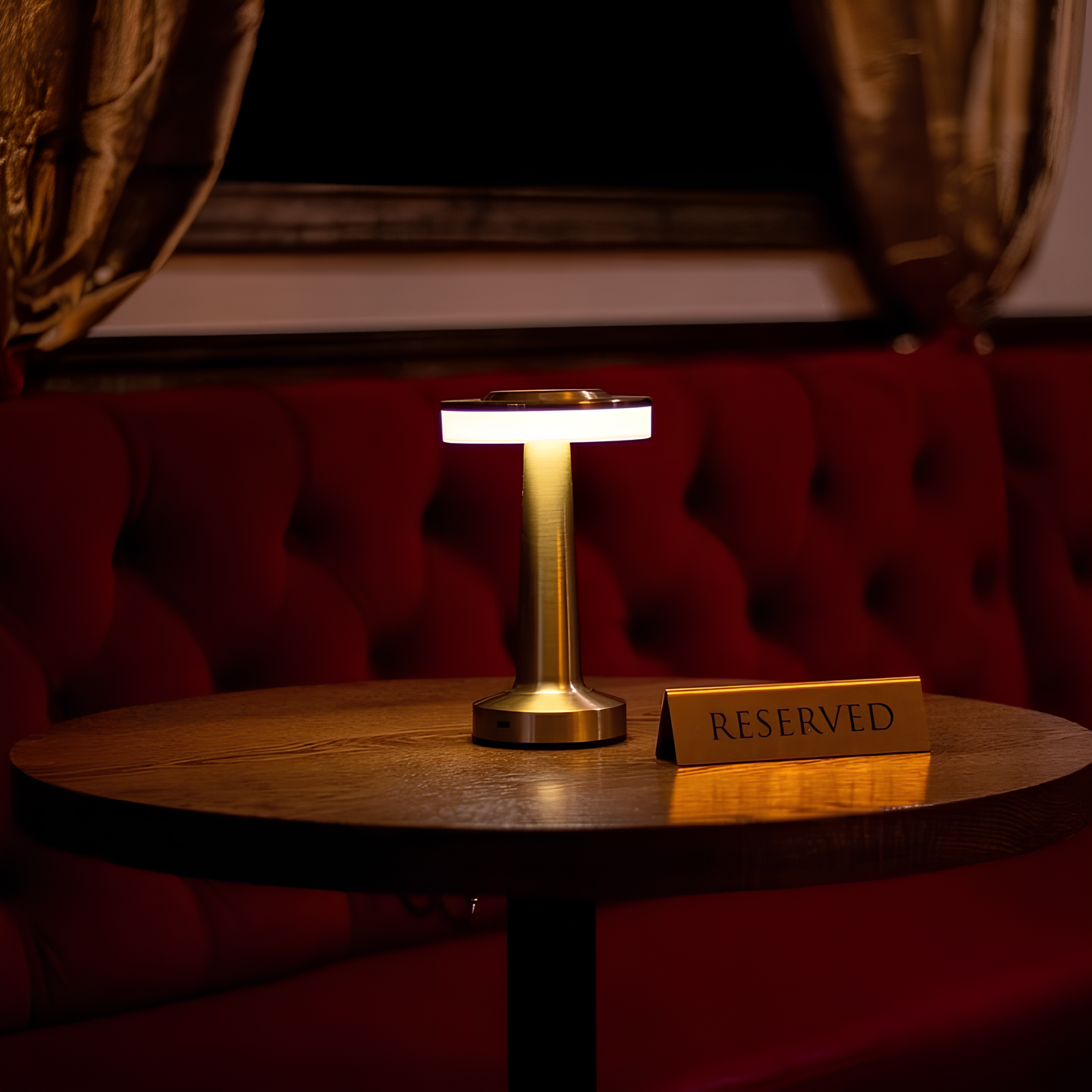Vintage Style Cordless Table Lamp - Retro Design