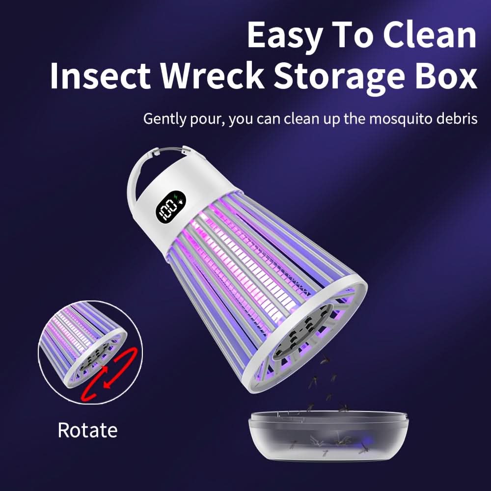 BuzzAway – Wireless Mosquito Zapper with Versatile Hanging Hook