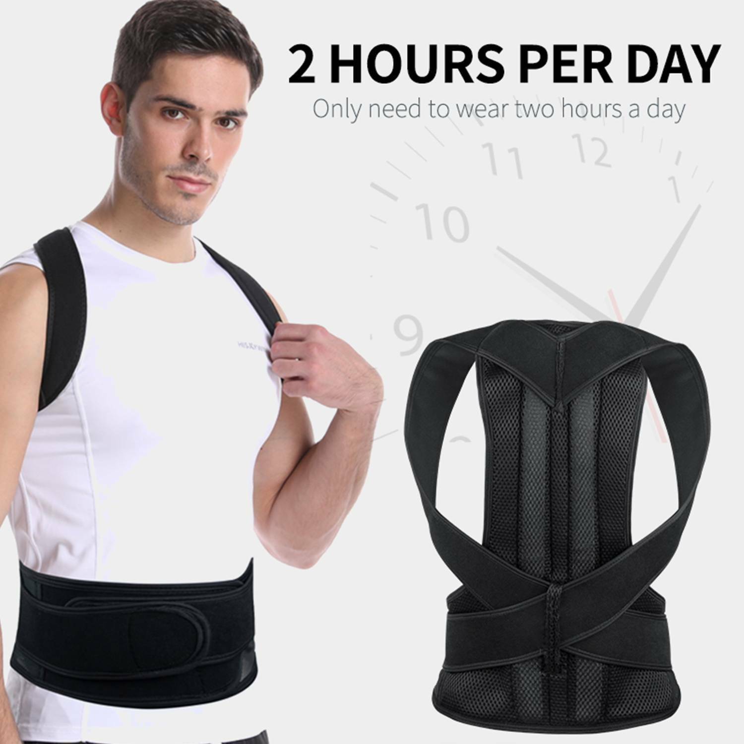 Ultimate Comfort Posture Corrector for All Ages - Back Support