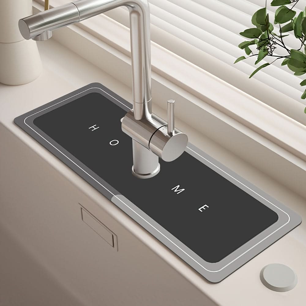 AquaGuard – Quick-Drying Faucet Splash Mat