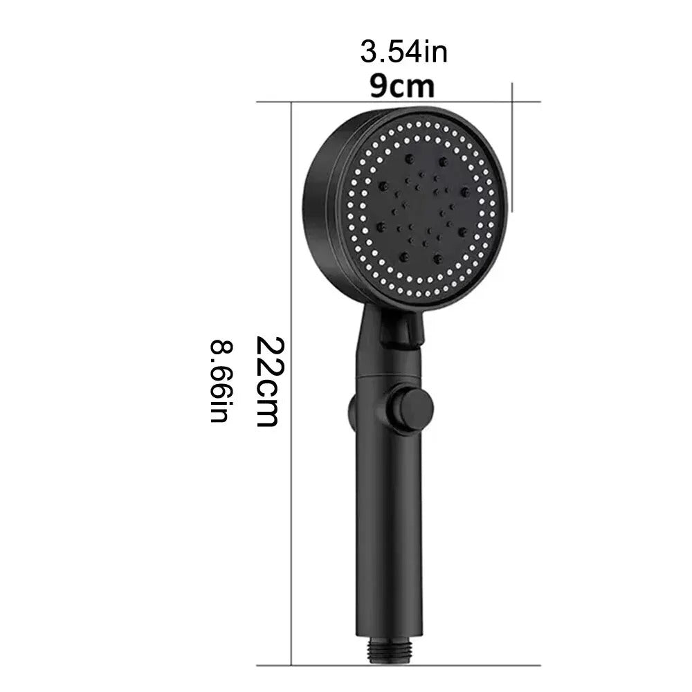 Revitalizing High-Pressure Showerhead with Flexible Hose