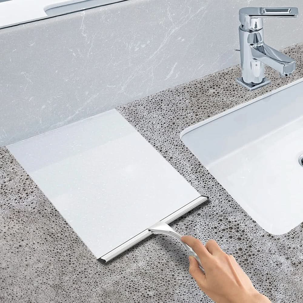 CrystalClear – Premium Stainless Steel Shower Squeegee