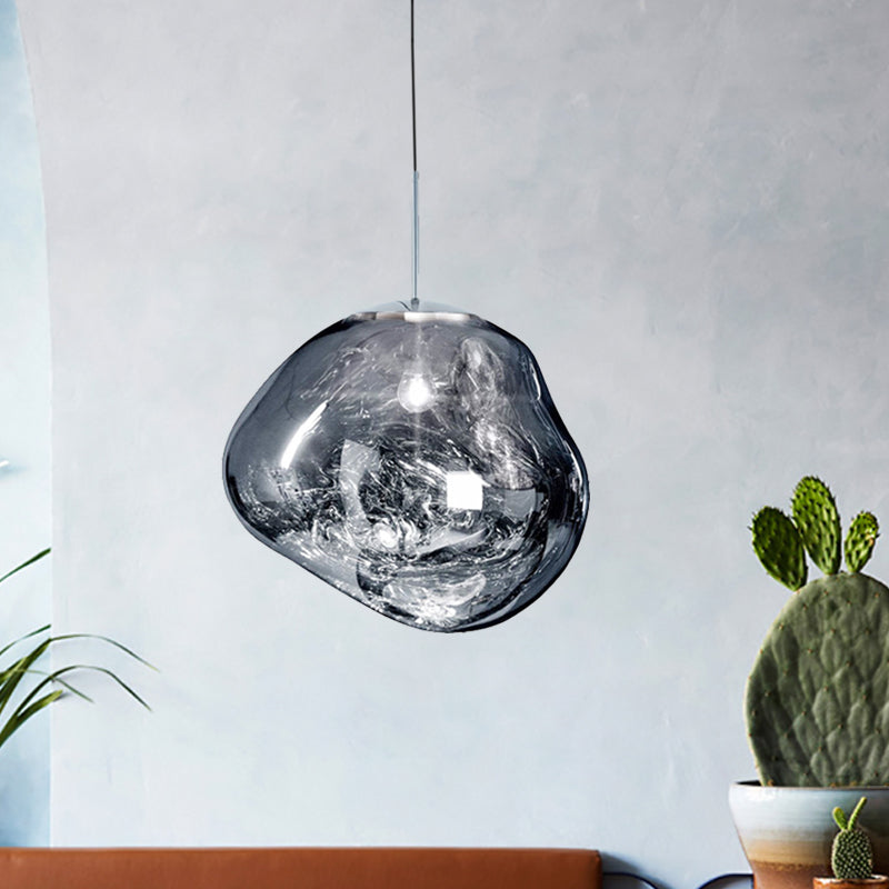 Ceiling Light Fixture in Contemporary Glass Design