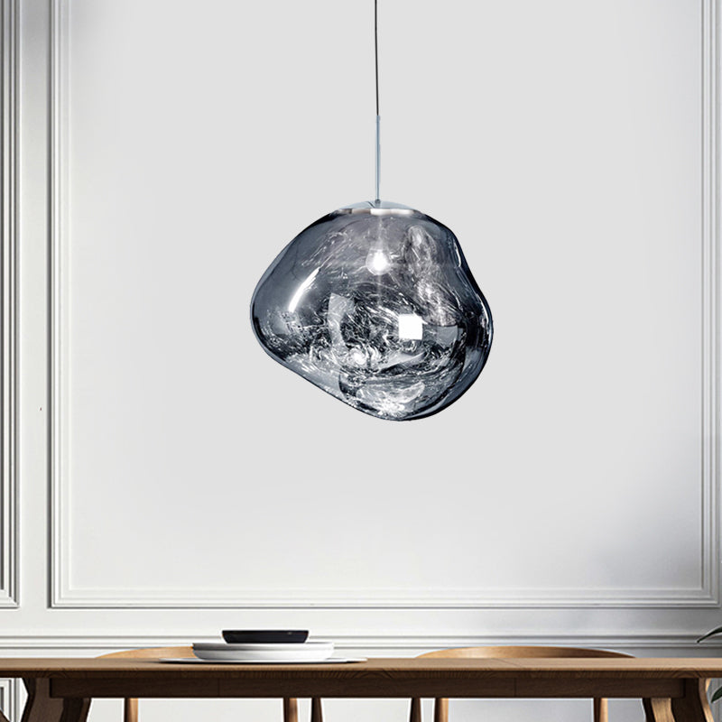 Ceiling Light Fixture in Contemporary Glass Design