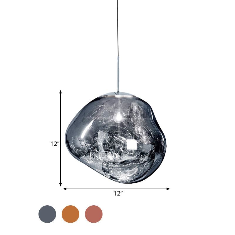 Ceiling Light Fixture in Contemporary Glass Design