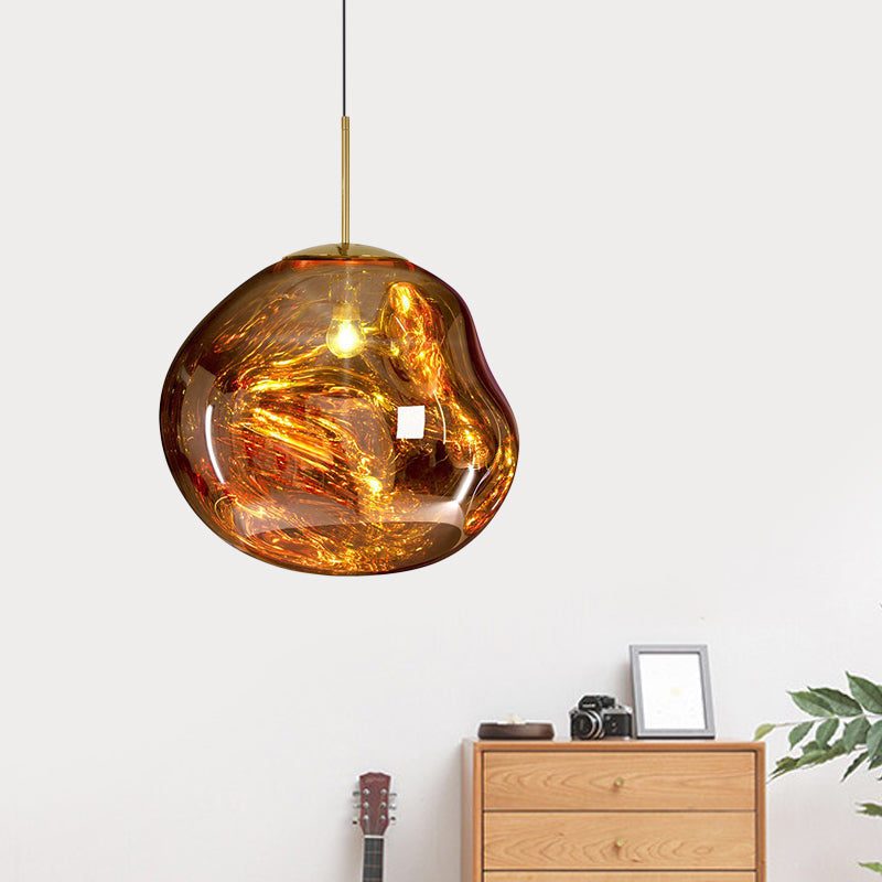 Ceiling Light Fixture in Contemporary Glass Design