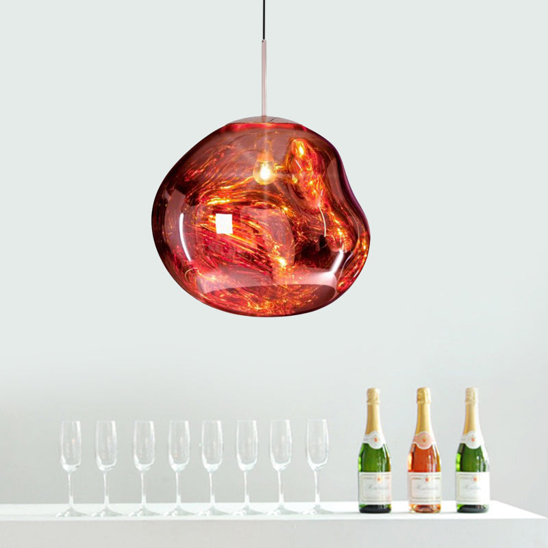 Ceiling Light Fixture in Contemporary Glass Design